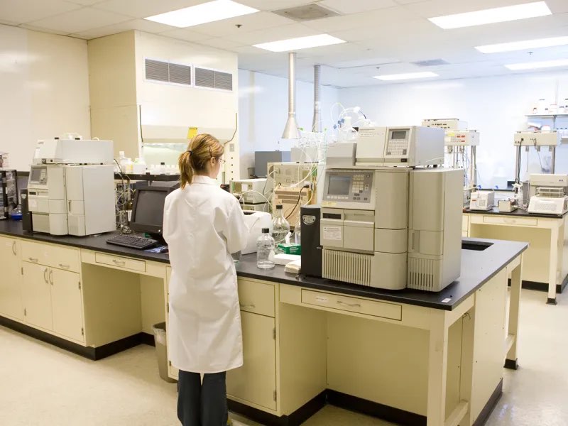 Analytical laboratory equipment supporting patented probiotic strain documentation and quality review